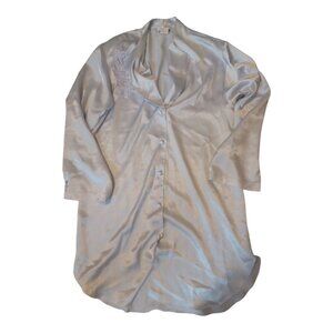 Vintage Linda Montreal silky satin robe nightgown M